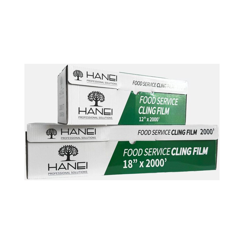 Cling film roll in a cutter box