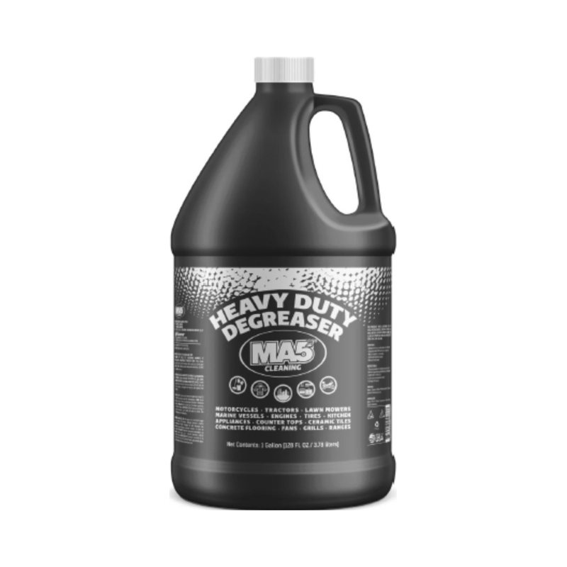 Gallon jug of MA5 heavy duty degreaser