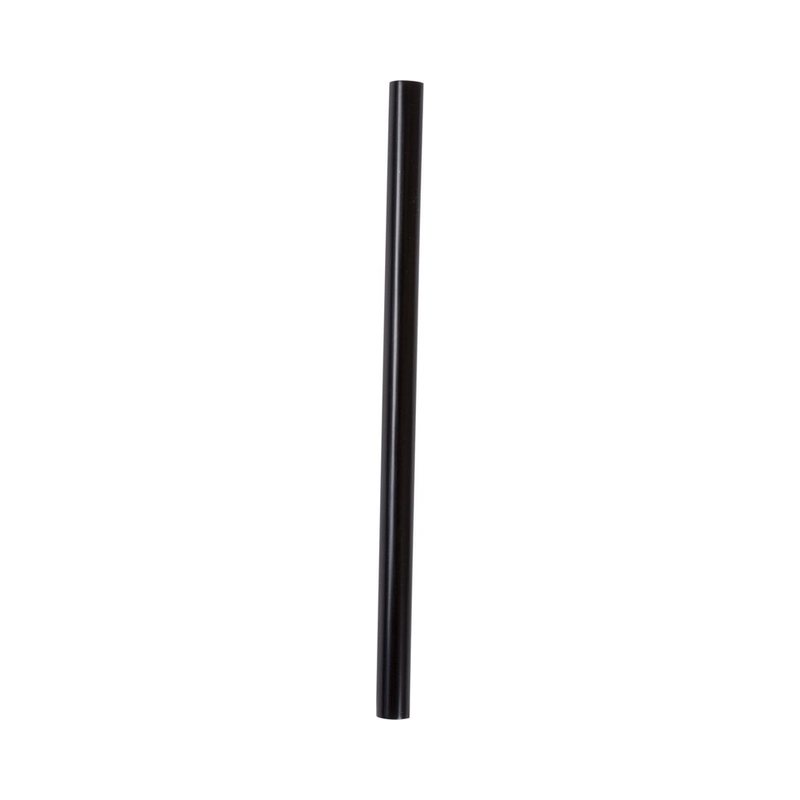 Black plastic stirrer straws