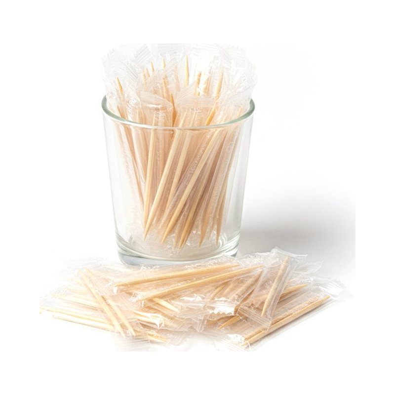 Wrapped bamboo toothpicks